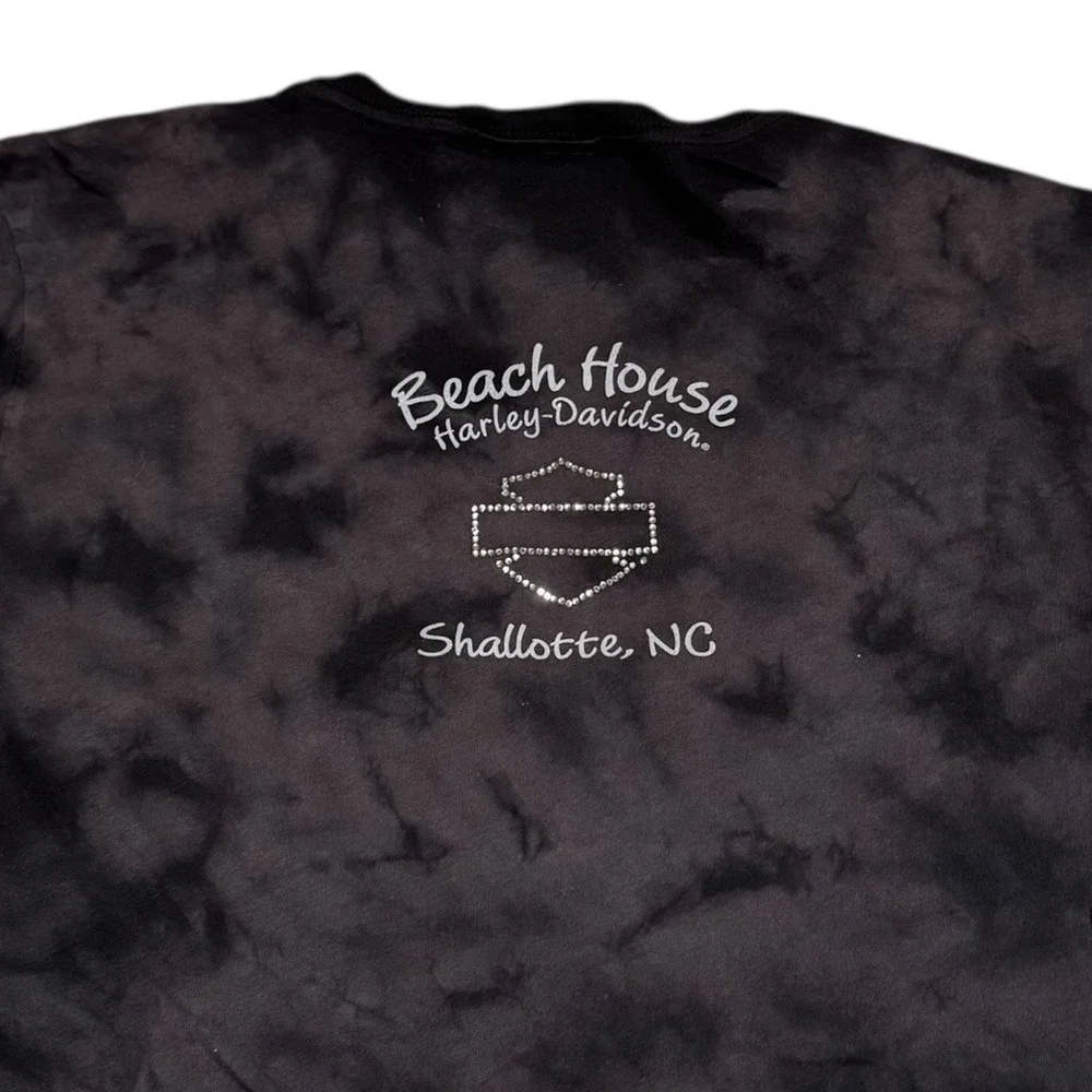 2009 Harley Davidson Shallotte North Carolina‎ Rhinestone Shirt Women's Small